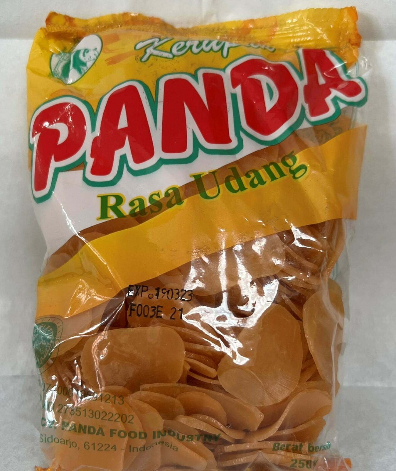 Panda-Rasa-Udang-craker.jpeg Kerupuk Panda Rasa Udang ( Prawn Cracker ) - Image 1